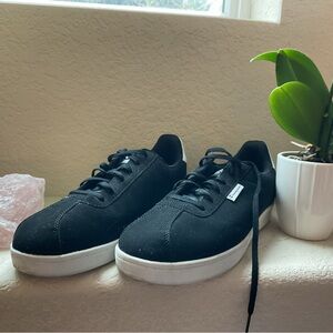 Black Suede Champion Sneakers